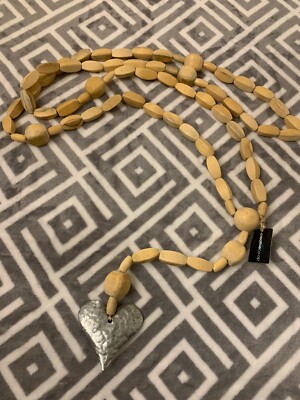 Large Wooden Prayer Bead 63” Creative co op Rosary-image