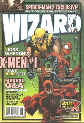 WIZARD~JUNE 2004-JOSS WHEDON'S X-MEN #1 PREVIEW~ COMPLETE PRICE GUIDE-image