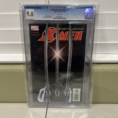 ASTONISHING X-MEN #1 CGC 9.8 John Cassaday! Key 1st Joss Whedon XMen 2004-image