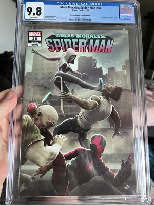 Miles Morales Spiderman 38 Comic Kingdom Creative Variant 1st App Spider Smasher-image