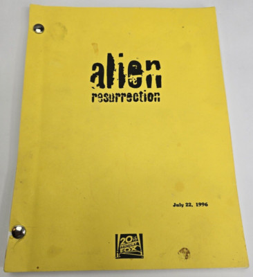ALIEN: RESURRECTION / Joss Whedon 1996 Screenplay, SIGOURNEY WEAVER Winona Ryder-image