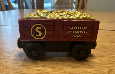 Sodor Mining Co. Gold Car Thomas & Friends The Tank Train Engine Wooden Railway-image
