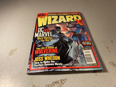 September 2004 Cover 2 of 2 Wizard X Magazine DC vs Marvel Wolverine Joss Whedon-image