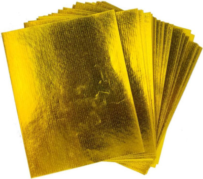 200Pcs Gold Foil Chinese Joss Paper Yellow Ancestor for Funeral Qingming Fest...-image