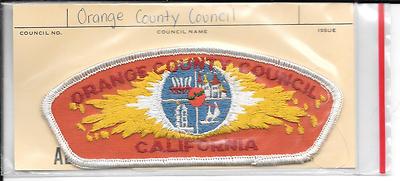 BSA Vintage Shoulder Patch..Orange County Council..Mid 70's..Mint Cond. -image