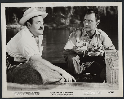 WILLIAM CONRAD BARRY SULLIVAN in Cry Of The Hunted '53 BOAT WATER-image