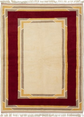 Vintage Hand-Knotted Area Rug 5'3
