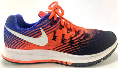 Size 7.5 Nike Zoom Pegasis 33 Mens Orange Blue Black  831352-010-image