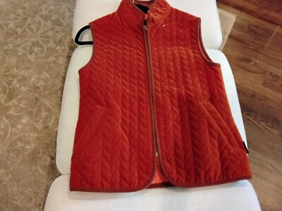 David Laddler Women's  Orange Vest Size Small New without tags-image