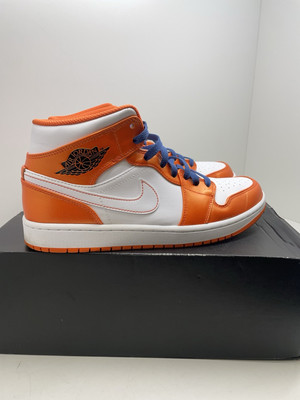 Size 9.5 - Air Jordan 1 SE Mid Electro Orange-image