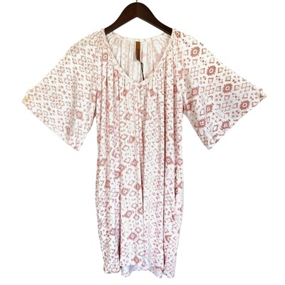 RACHEL PALLY Joss ikat printed mini shift dress in dusty medallion Size XXS NEW-image