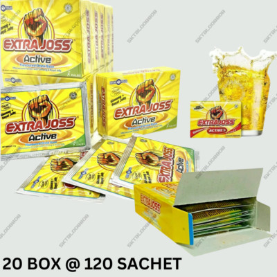 EXTRA JOSS 20 Box (120 SACHETS) Energy Drink Powder Sugar Free Boost Stamina-image